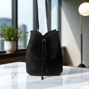 🔥RARE SALVATORE FERRAGAMO (COA Included) Mini Drawstring Bucket Bag EUC